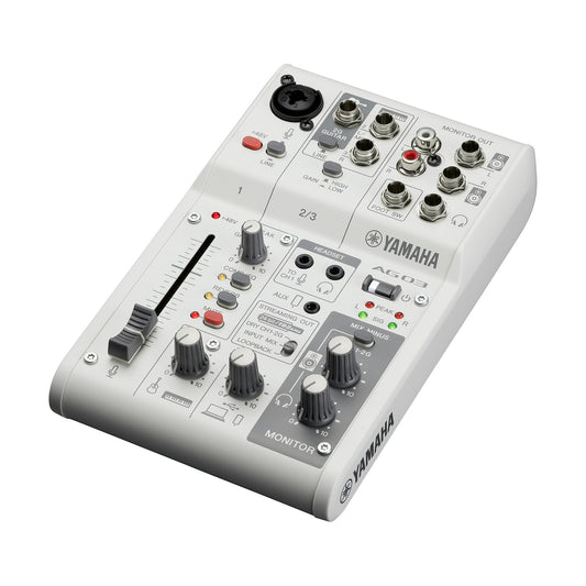 Yamaha AG03MK2 3-Channel Live Streaming Mixer & USB Audio Interface