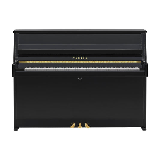 Yamaha B10 Upright Acoustic Piano – Polished Ebony – view 2
