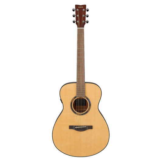 Yamaha TAS1E in Natural, full front view of the concert body