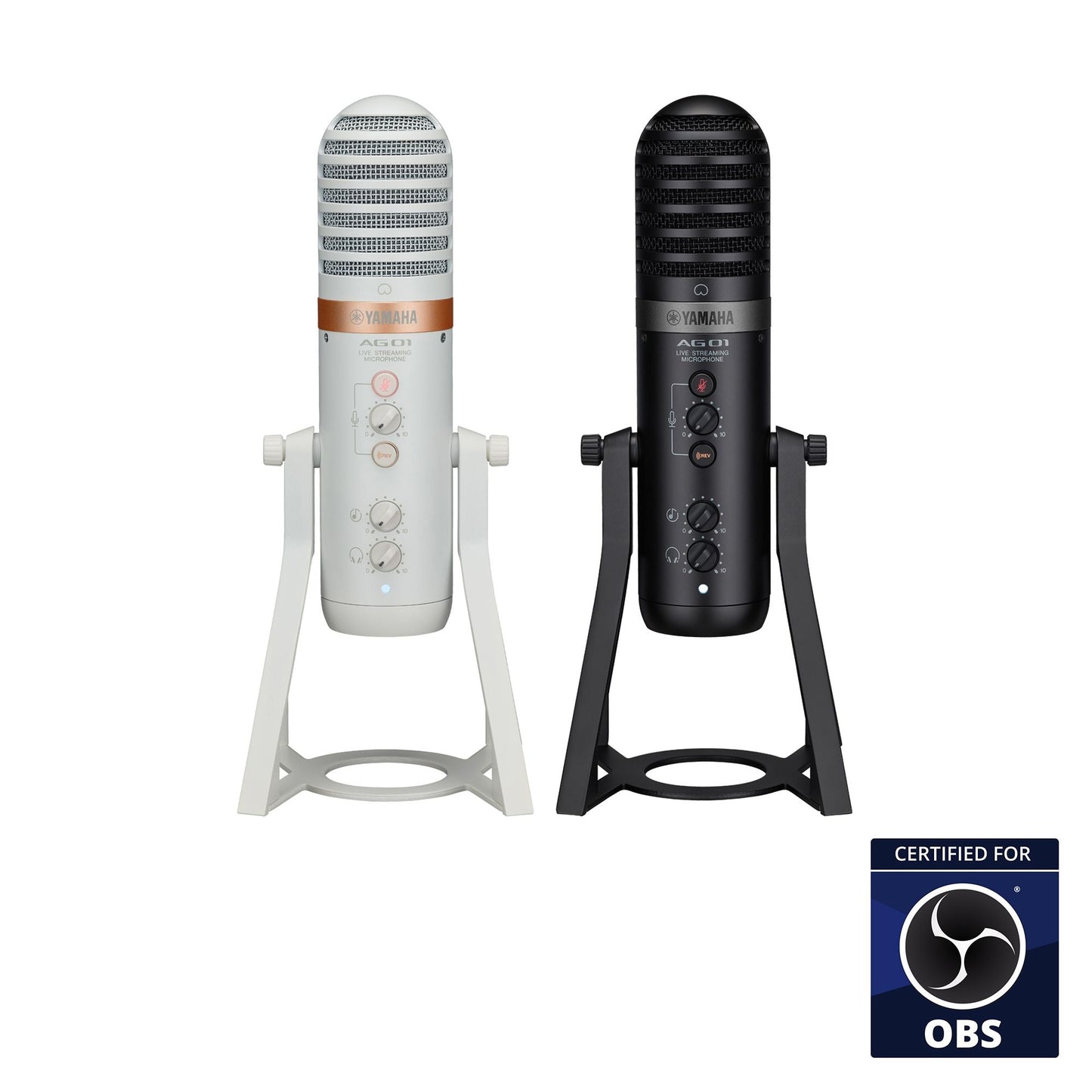 Yamaha AG01 Live Streaming USB Microphone – official Yamaha product image 2