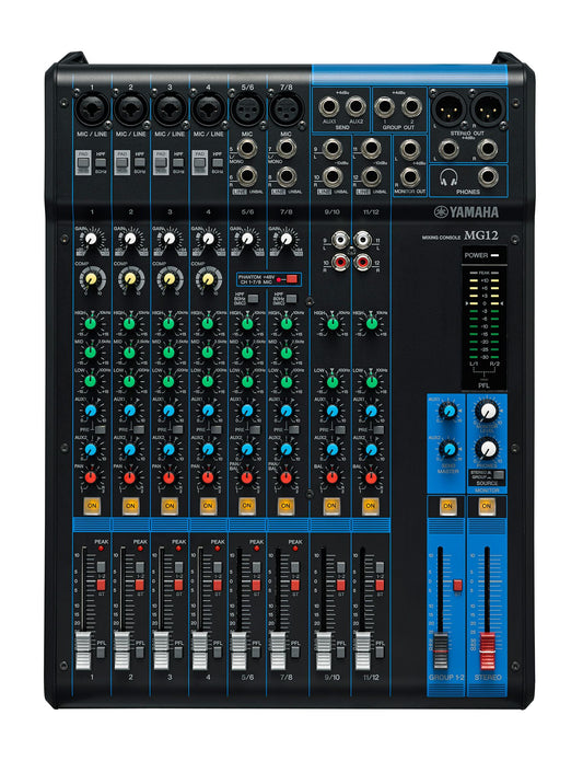 Yamaha MG12 Mixing Console With USB And Knob – official Yamaha product image 2