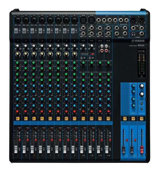 Yamaha MG16 Mixing Console – official Yamaha product image 2