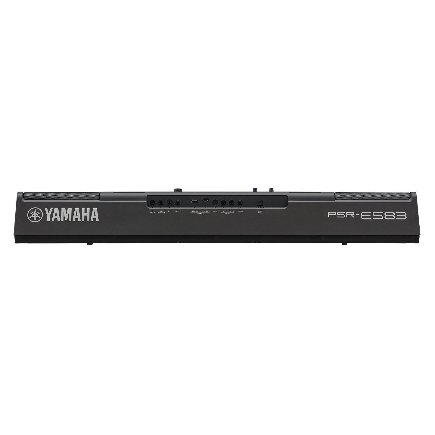 Yamaha PSR-E583 — rear view