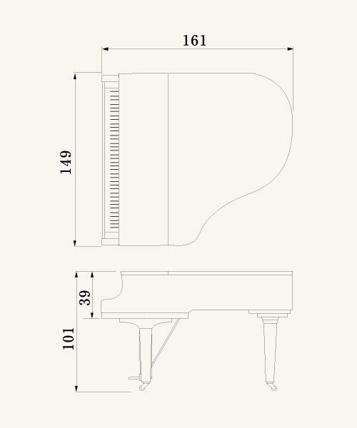 Yamaha C1X CX Series Grand Piano