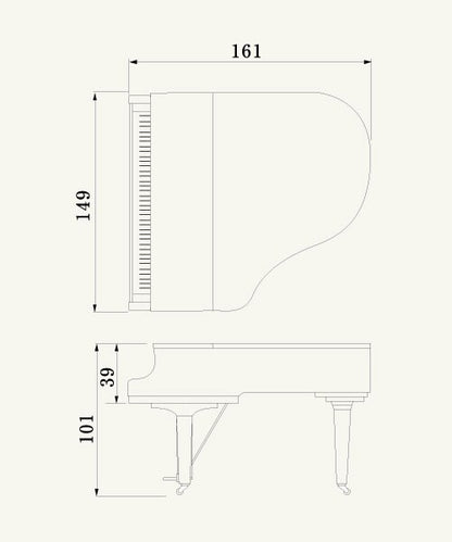 Yamaha C1X CX Series Grand Piano