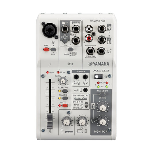 Yamaha AG03MK2 3-Channel Live Streaming Mixer & USB Audio Interface