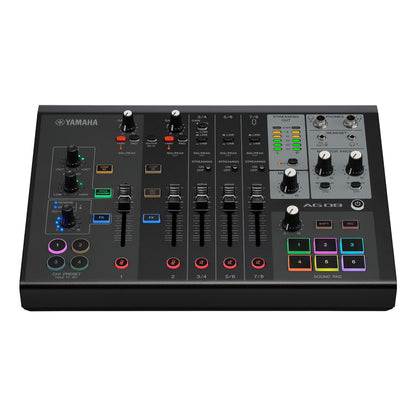 Yamaha AG08 8-Channel Live Streaming Mixer & USB Audio Interface