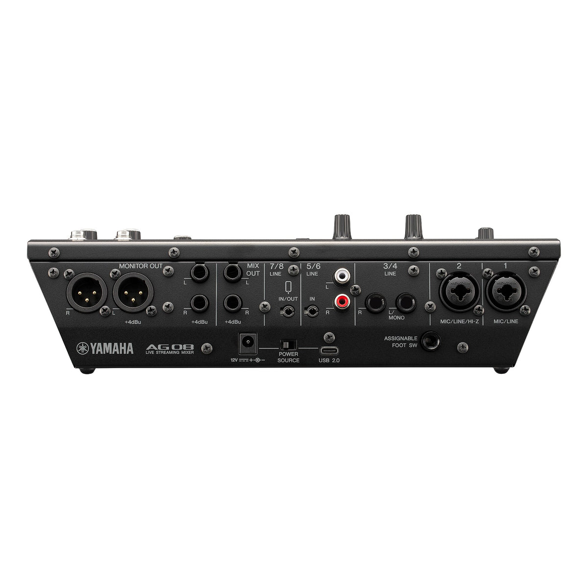 Yamaha AG08 8-Channel Live Streaming Mixer & USB Audio Interface
