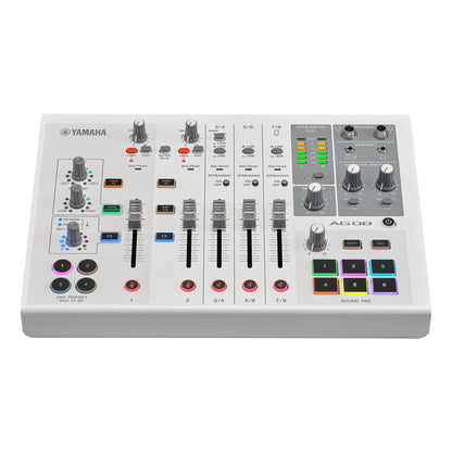 Yamaha AG08 8-Channel Live Streaming Mixer & USB Audio Interface