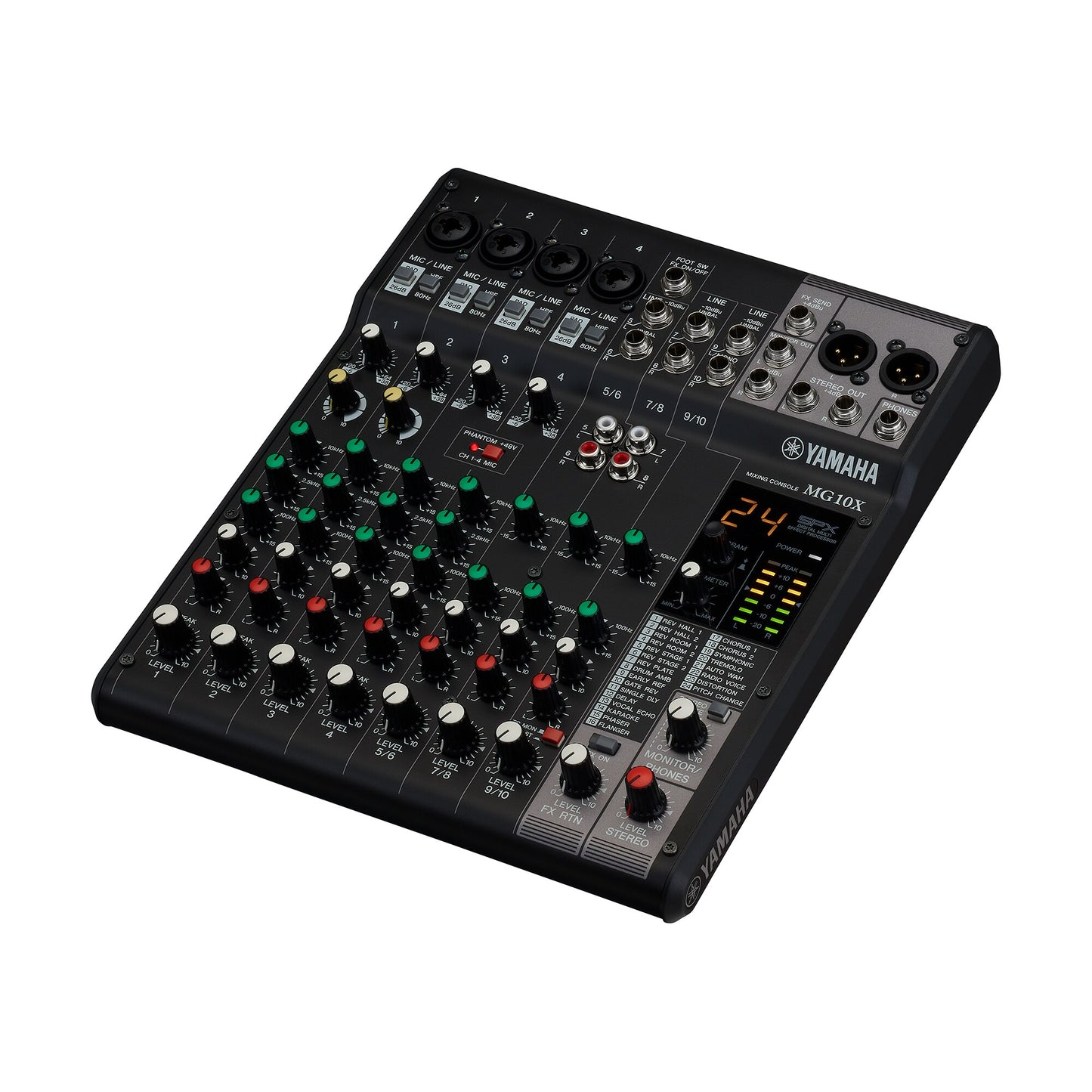 Yamaha MG10X 10-Channel Analog Mixing Console with SPX Effects