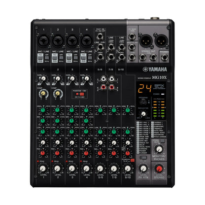Yamaha MG10X 10-Channel Analog Mixing Console with SPX Effects