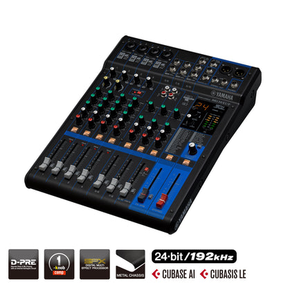 Yamaha MG10XUF 10-Channel Analog Mixing Console with Effects, USB & Faders