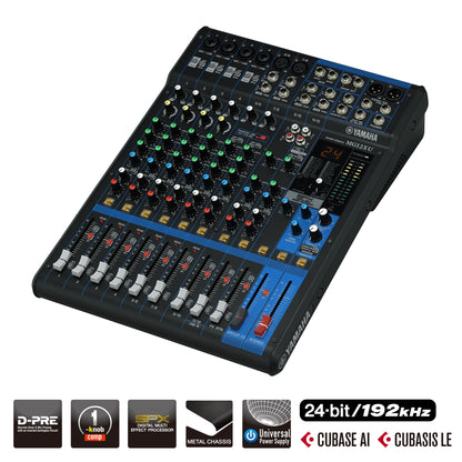 Yamaha MG12XU 12-Channel Analog Mixing Console with Effects & USB