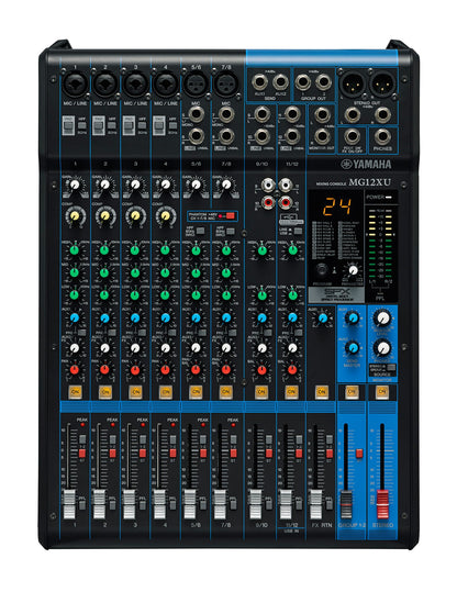 Yamaha MG12XU 12-Channel Analog Mixing Console with Effects & USB