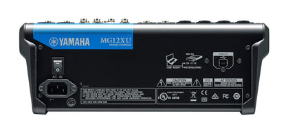 Yamaha MG12XU 12-Channel Analog Mixing Console with Effects & USB