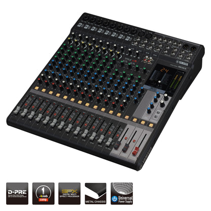 Yamaha MG16X 16-Channel Analog Mixing Console with SPX Effects