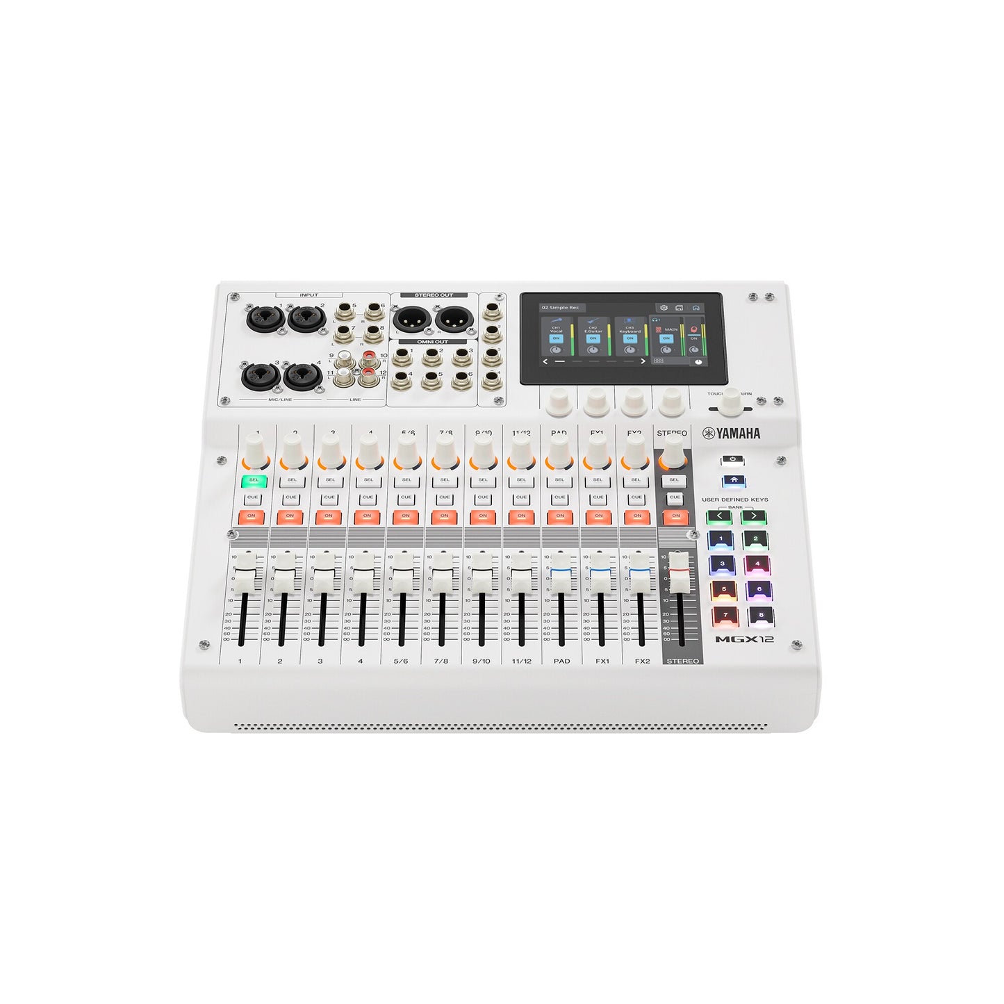 Yamaha MGX12 Digital Mixing Console with Multitrack Recording