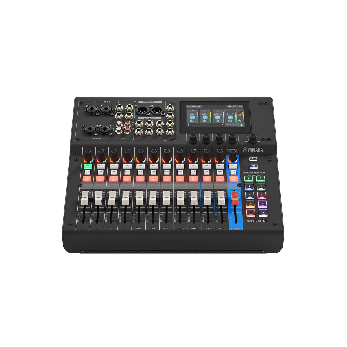 Yamaha MGX12 Digital Mixing Console with Multitrack Recording