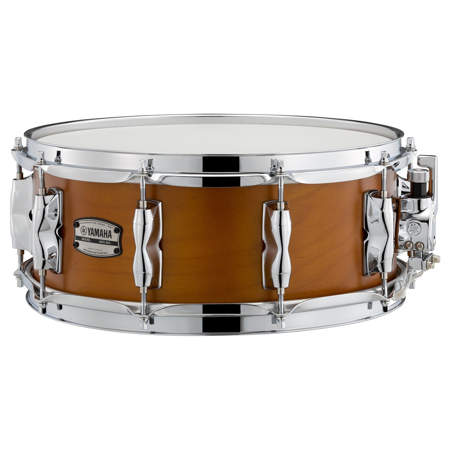 Yamaha Recording Custom RBS1455 birch snare drum in Real Wood finish