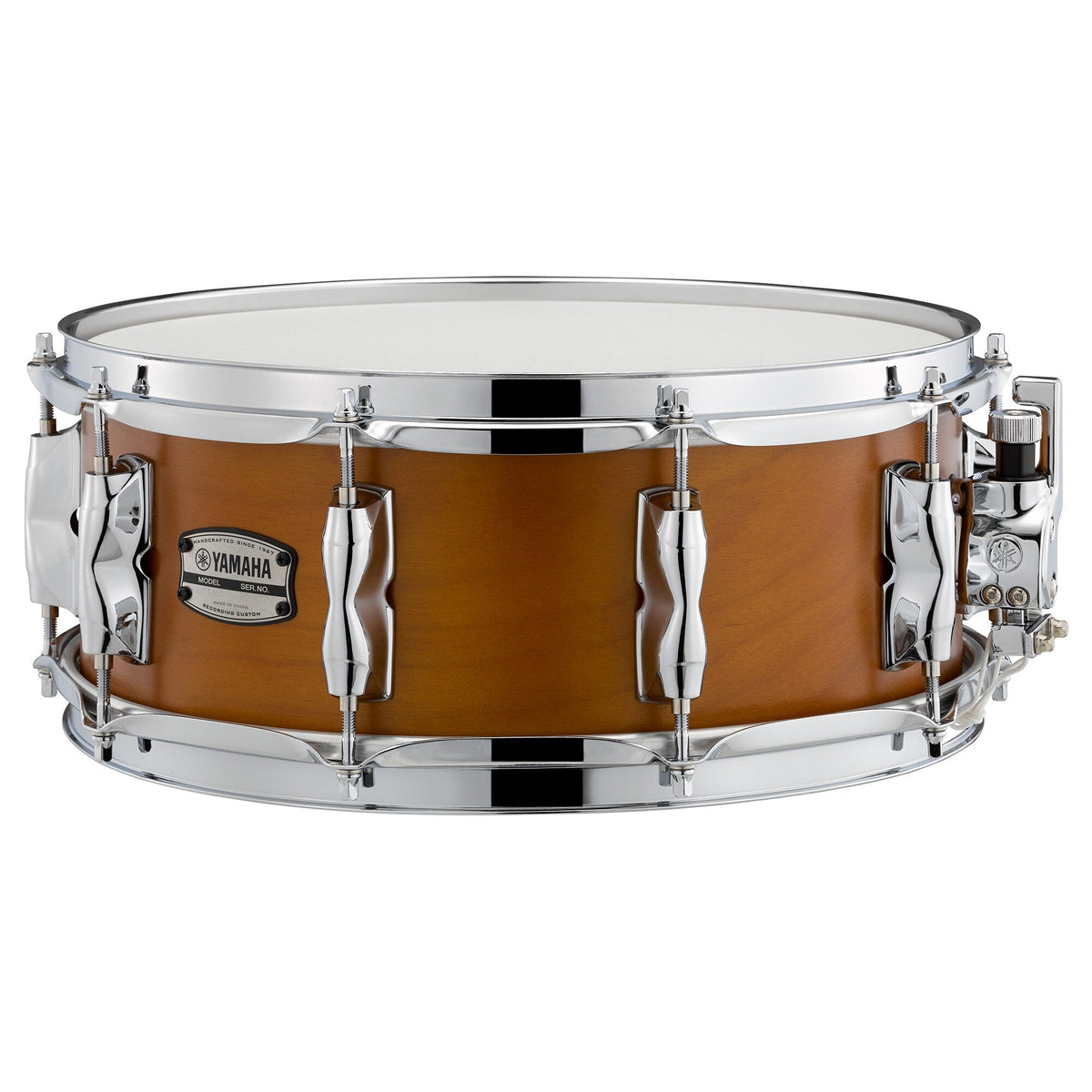 Yamaha Recording Custom RBS1455 birch snare drum in Real Wood finish