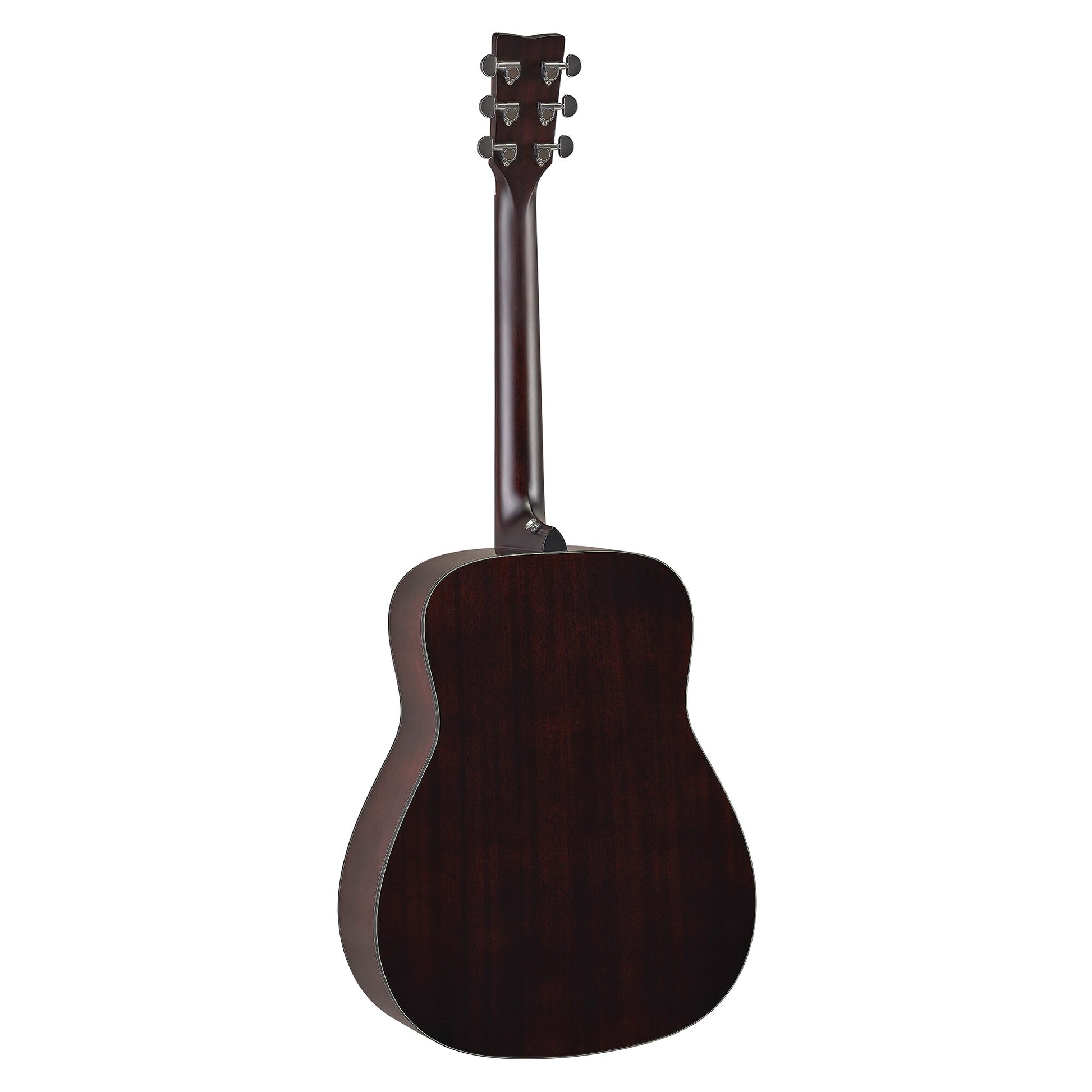 Yamaha TAG1E in Natural, rear view of body and neck joint