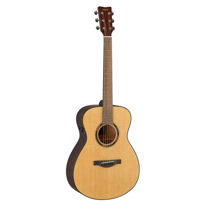Yamaha TAS1E TransAcoustic concert guitar in Natural, front view