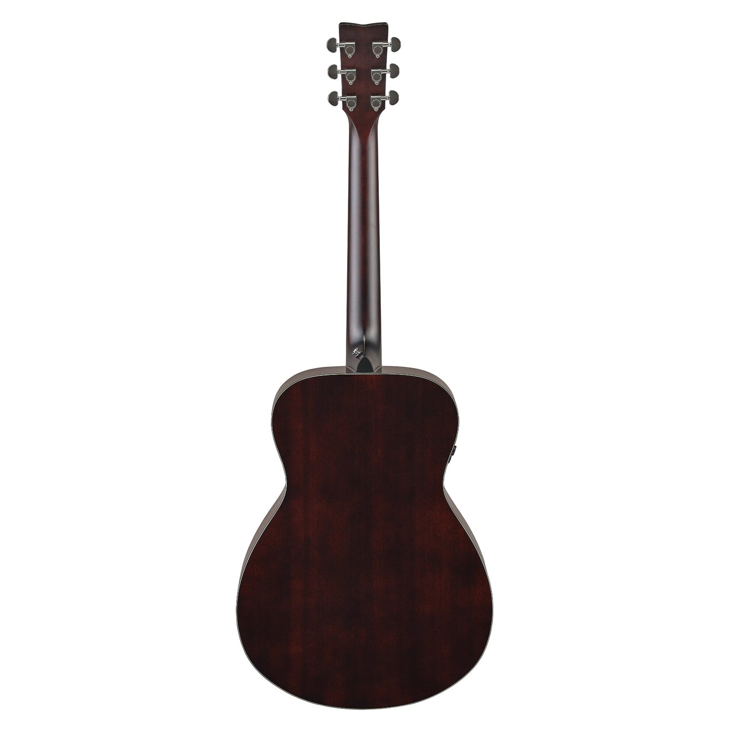 Yamaha TAS1E in Natural, full rear view showing the mahogany back and neck