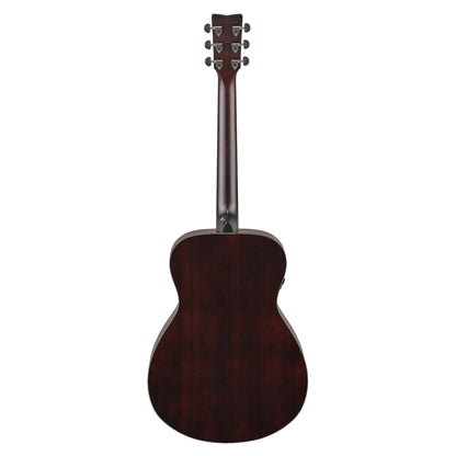 Yamaha TAS1E in Natural, full rear view showing the mahogany back and neck