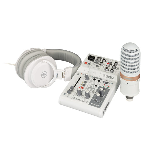Yamaha AG03MK2 LSPK Live Streaming Pack with Microphone & Headphones