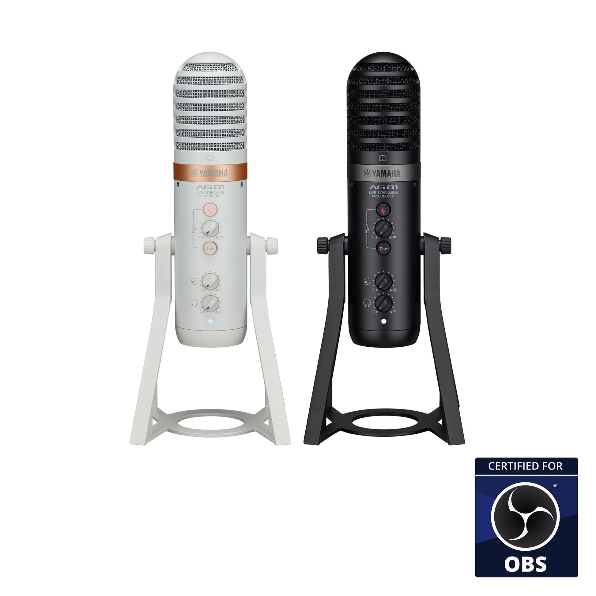 Yamaha AG01 Live Streaming USB Microphone – official Yamaha product image 2