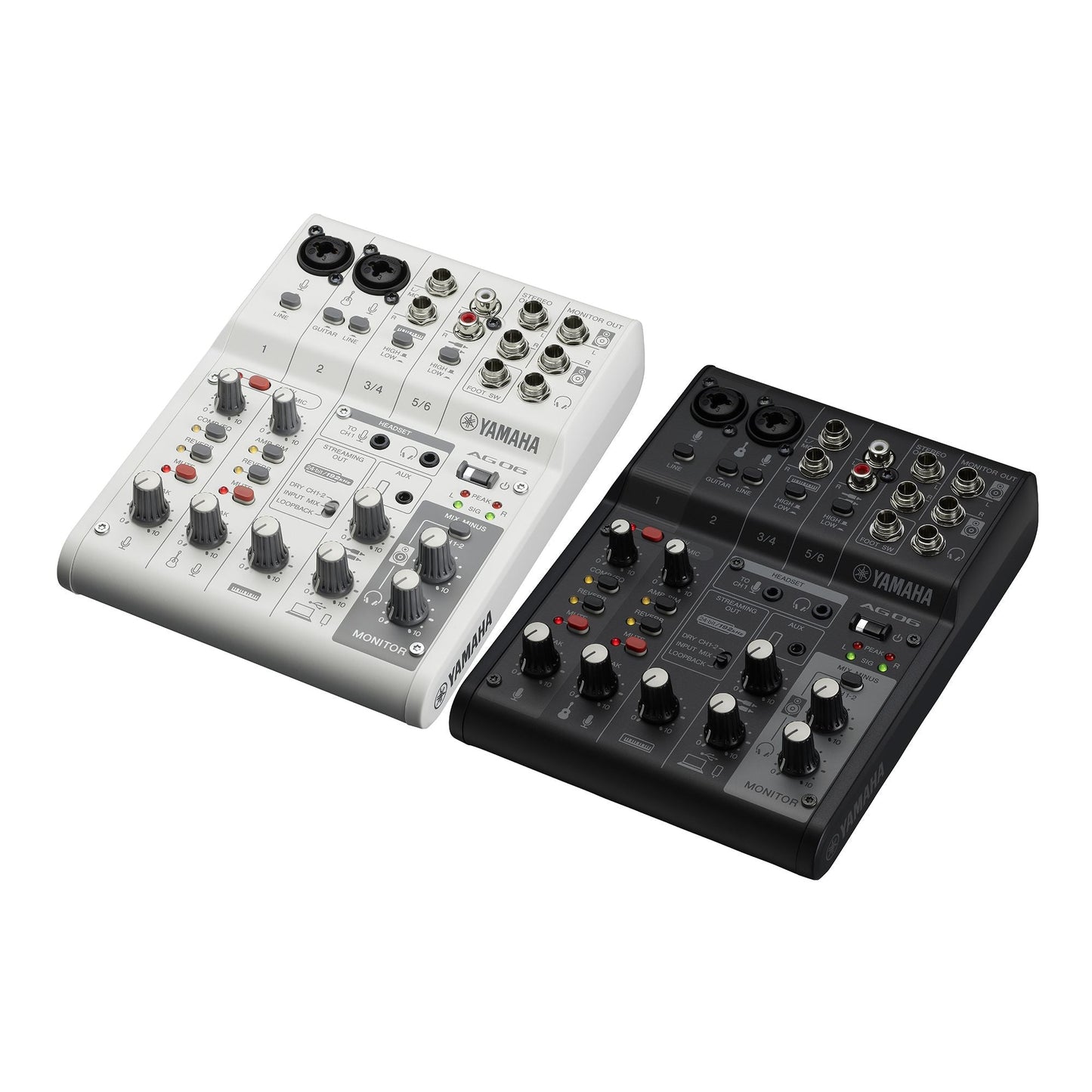Yamaha AG06MK2 Live Streaming Mixer – official Yamaha product image 1