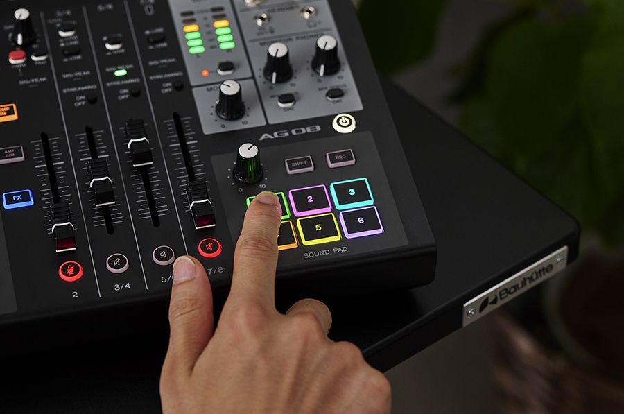 Yamaha AG08 Live Streaming Mixer – official Yamaha product image 2