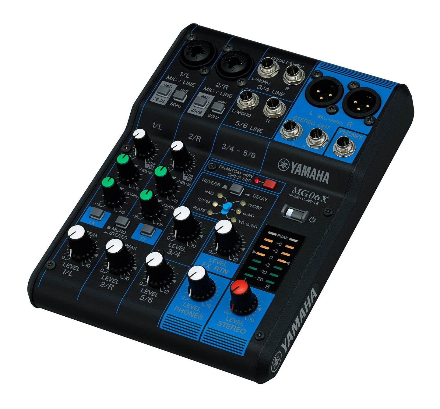 Yamaha MG06X Analog Audio Mixer – official Yamaha product image 1
