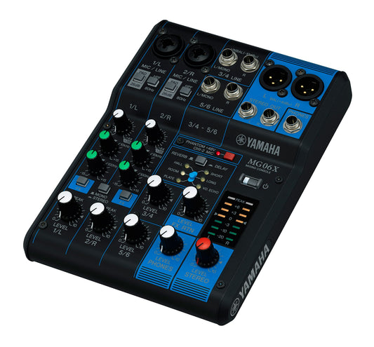 Yamaha MG06X Analog Audio Mixer – official Yamaha product image 1
