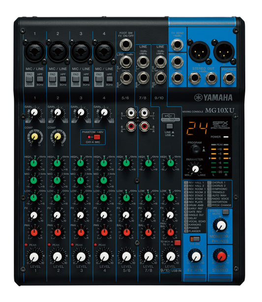 Yamaha MG10X CV Mixing Console With Effects & Without USB – official Yamaha product image 2
