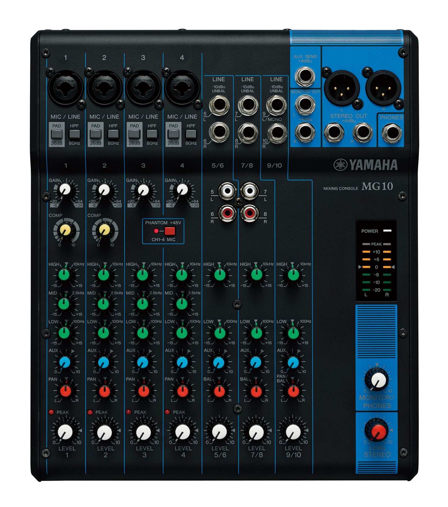 Yamaha MG10XU Mixing Console – official Yamaha product image 2