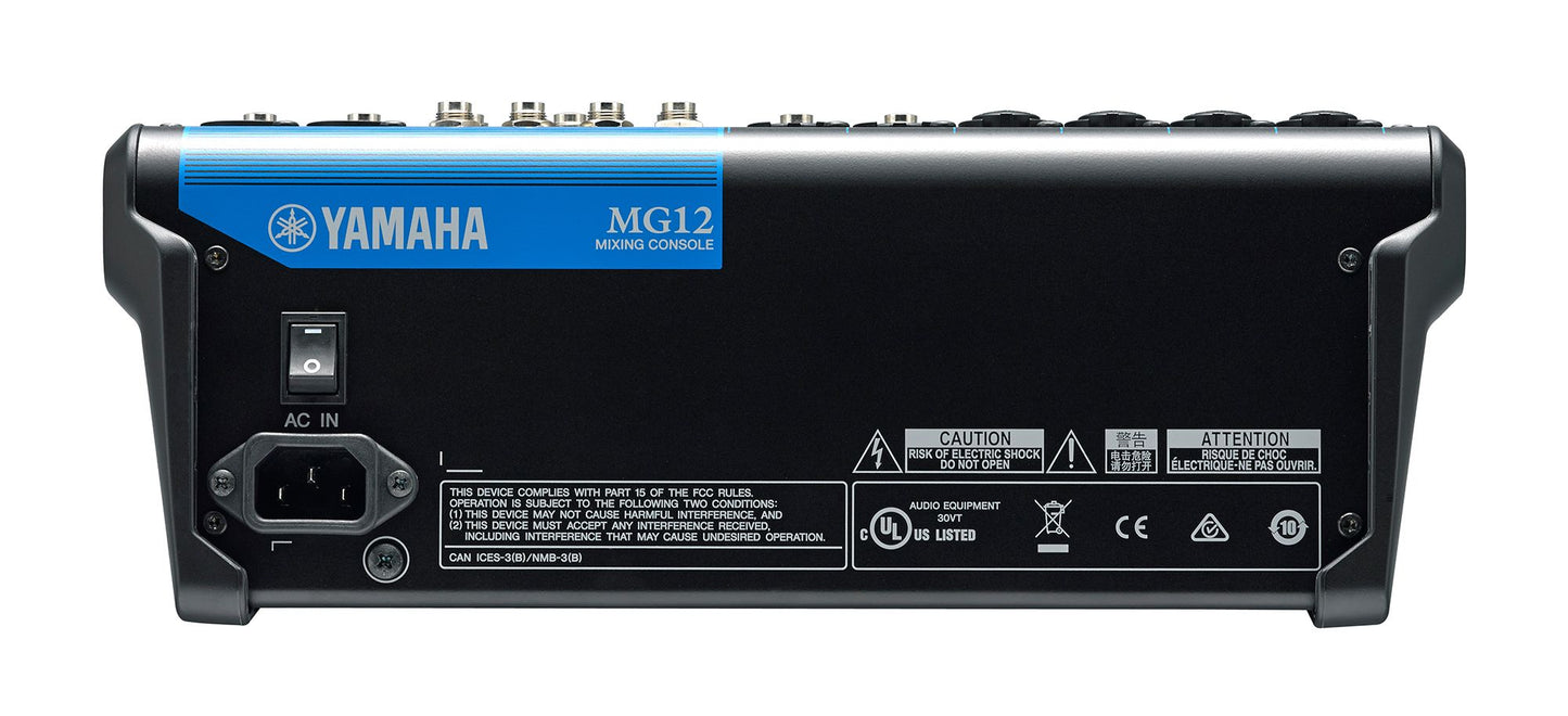 Yamaha MG12 Mixing Console With USB And Knob – official Yamaha product image 3