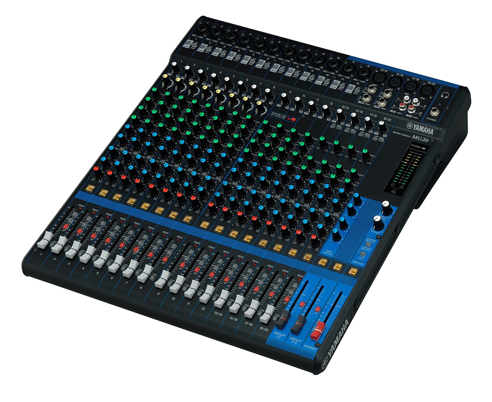 Yamaha MG20 Mixing Console With USB – official Yamaha product image 1
