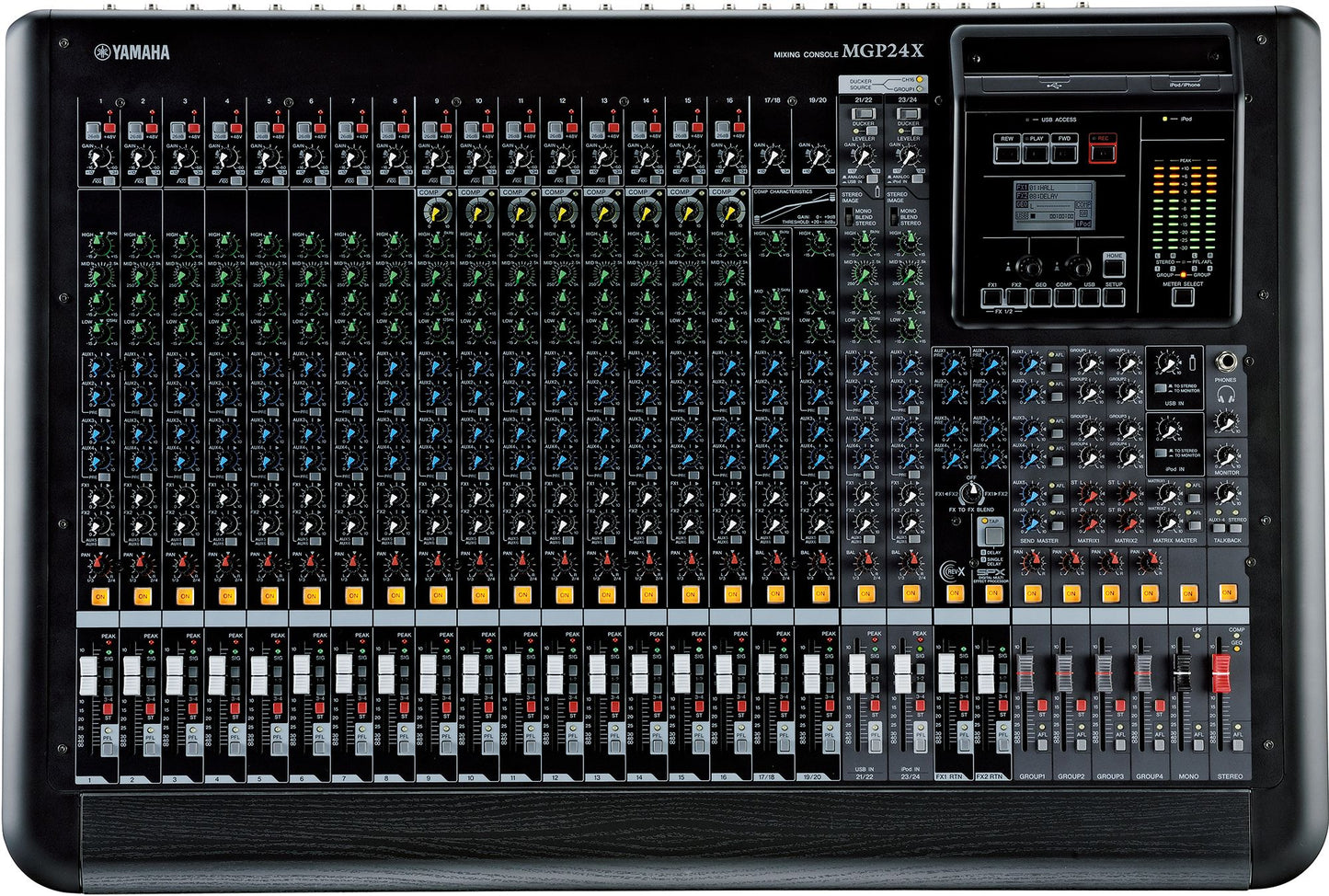 Yamaha MGP 24 Channel Mixing Console – official Yamaha product image 1