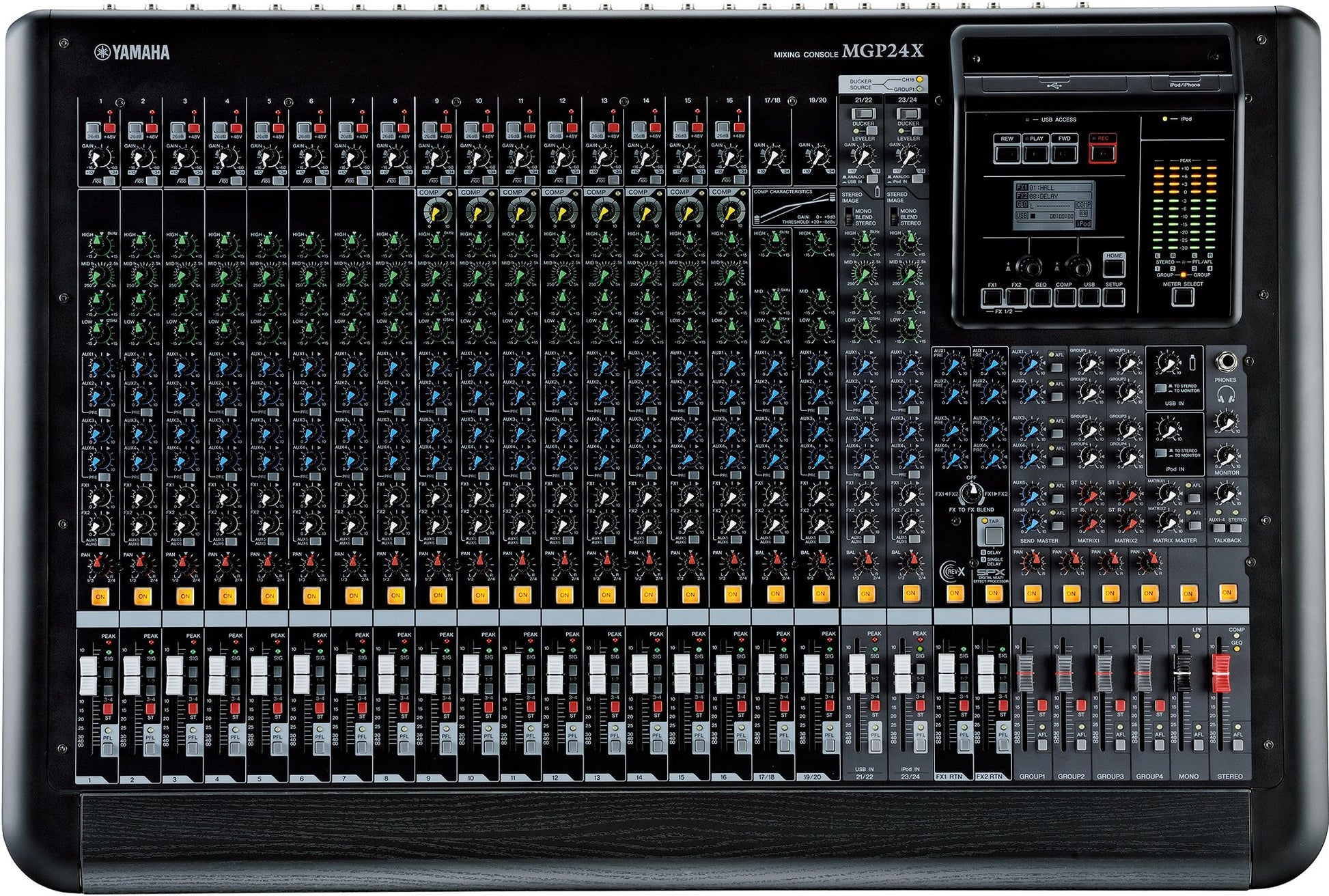 Yamaha MGP 24 Channel Mixing Console – official Yamaha product image 1