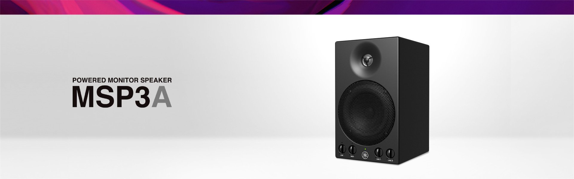 Yamaha MSP3A Powered Monitor Speaker – official Yamaha product image 3
