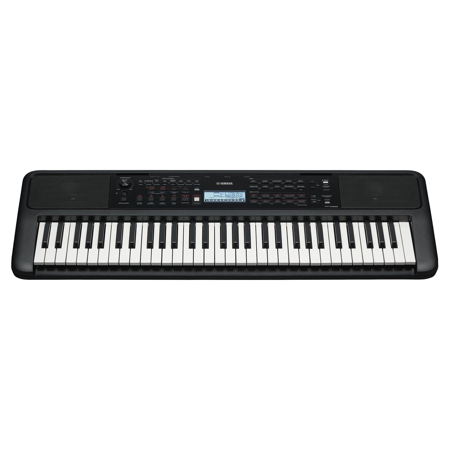 Yamaha PSR-E383 — front view