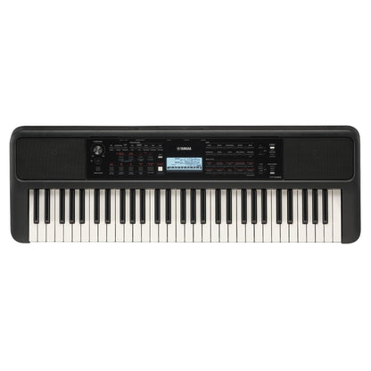 Yamaha PSR-E383 — overhead view