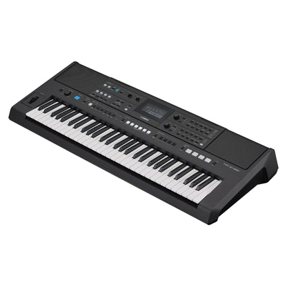 Yamaha PSR-E483 — diagonal side view