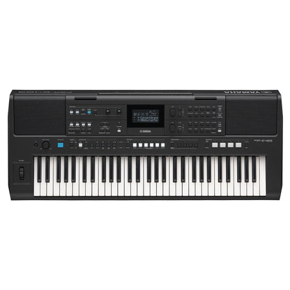 Yamaha PSR-E483 — overhead view