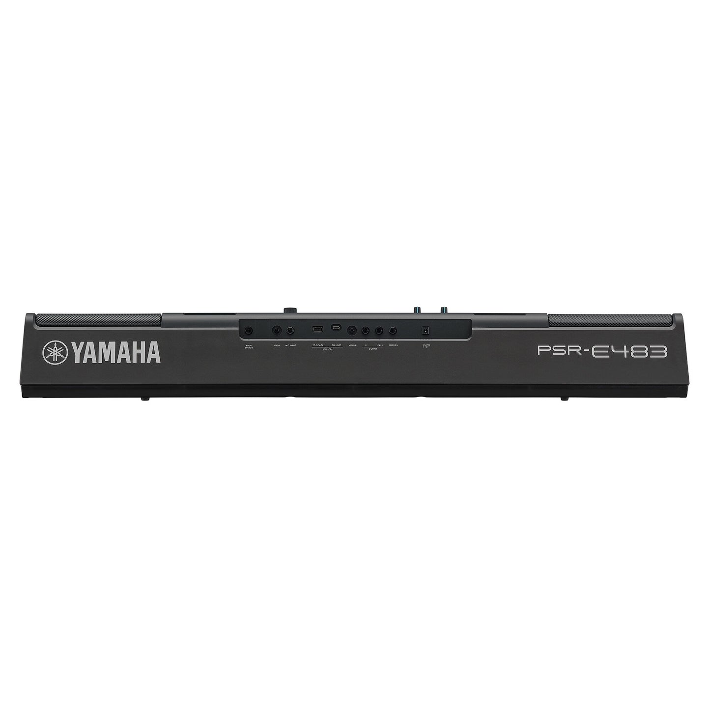 Yamaha PSR-E483 — rear view