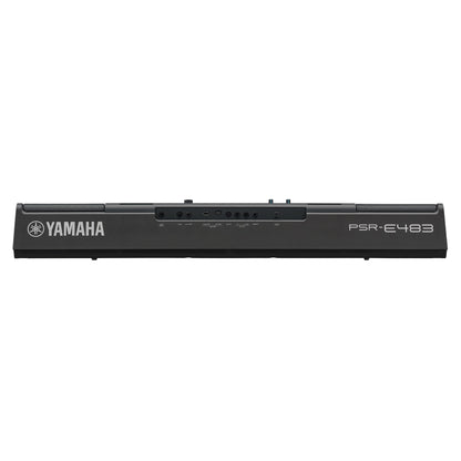 Yamaha PSR-E483 — rear view