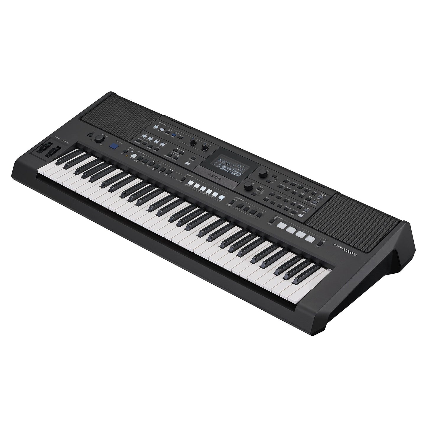 Yamaha PSR-E583 — diagonal side view