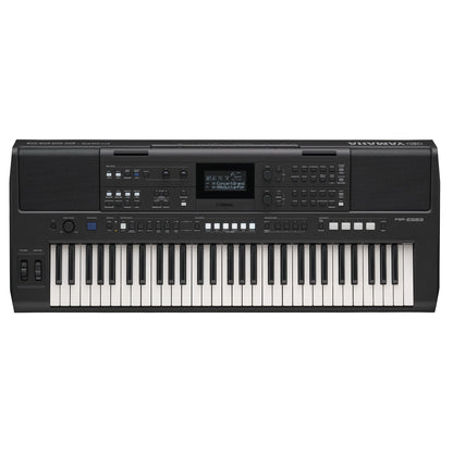 Yamaha PSR-E583 — overhead view