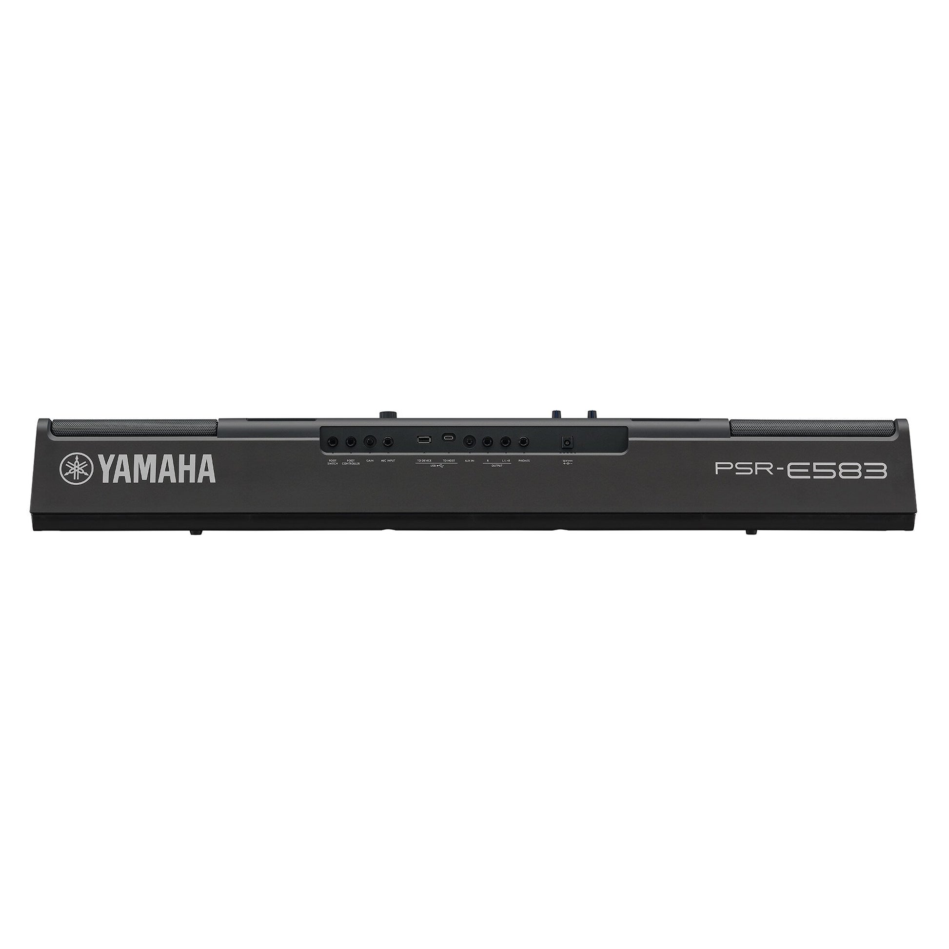Yamaha PSR-E583 — rear view